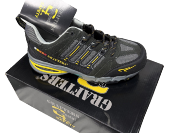 Safety Trainer Non Metal Composite Toe Cap / Midsole Nighthawk Trainers (M129F) Size 4 Only - main image