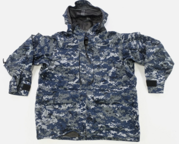 US Navy Blue Digital Marpat Camo Gore-Tex Working Parka ECW Waterproof Goretex Jacket - main image