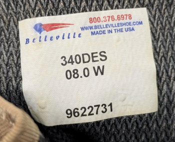 Belleville 340 Desert Hot Weather Tan Boots US Military Issue Vibram Sole Boots - main image