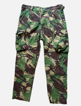  Vintage DPM Combat Trousers Genuine British Army Issue Used 1985 Pattern 1/2 Lined DPM Camo Combat Trousers - main image