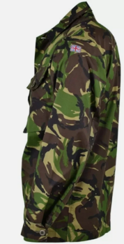DPM Soldier 95 Combat Shirt Genuine British Army Woodland Camo Shirt In Good Condition - main image