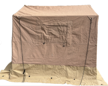 Desert Army 9 X 9 Ripstop Canvas Landrover Tall Wolf Tent Military Command Mess Tent - main image