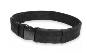 Black Security Patrol Belt Adjustable Belt With Quick Release Buckle - main image