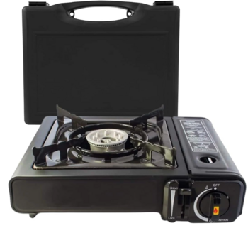 Portable Camping Stove Gas Cooker Single Burner Portable Cooker Stove In Case - main image