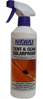 Nikwax Spray-on waterproofing for tents, rucksacks and accessories with Solarproof