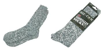 Norwegian Socks, New Thatchreed Grey Wool Mix Norwegian Army Style Socks