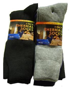 Thermal Socks, Pack of 3 Thermal Socks - Assorted Colours
