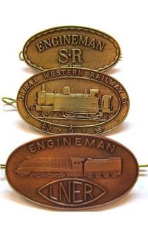 Great Large Oval Regional train Cap Badges