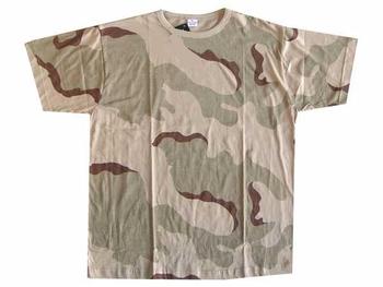 Quality U.S. Desert Style Tri Colour T Shirt 100% Cotton - main image
