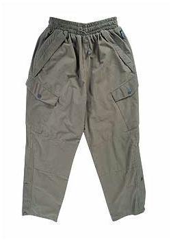 Jack Pyke Hunter Trousers, Olive Green Waterproof and Breathable Soft Fee Trousers