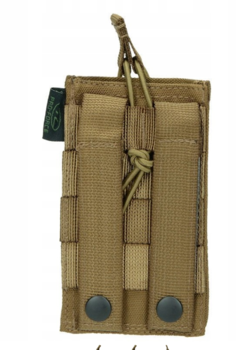 Multicam Coyote Sand Single Quick Release Magazine Pouch MTP / Desert Tan Molle Pouch - TT152 - main image