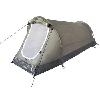Tunnel Tent Olive Green 1 Or 2 Person Bivvy Style Lightweight Shelter New - main image