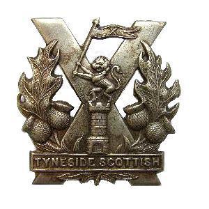 Tyneside Scottish Regiment - cap badges