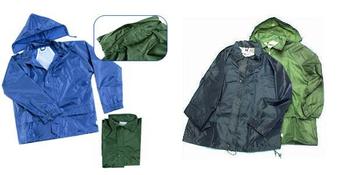 Quality Water Resistant 100% Nylon Jacket With Zip Front - main image