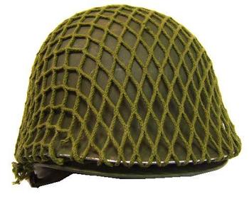 Helmet, U.S. WWII M1 Style Army Helmet With Inner And Scrim - main image