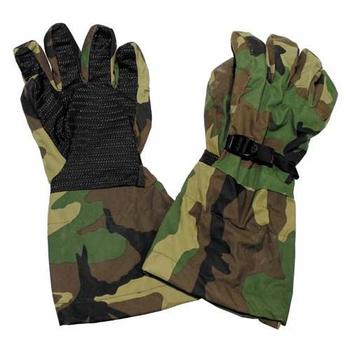 Goretex Gloves US Cold weather Gloves Gortex Woodland Camo Fleeced lined