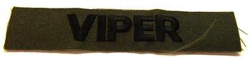 VIPER US Air Force Top Gun Viper Name Tab - main image