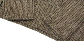 US Army Sweater Olive Drab 100% Wool Genuine Vintage WWII Button Top Jumper - main image