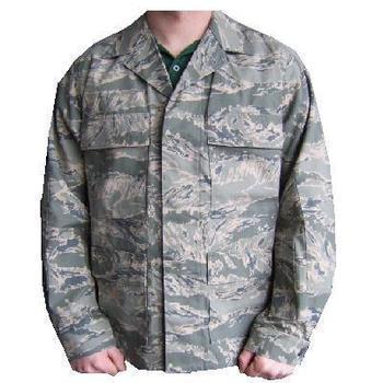 Airforce Ripstop ABU U.S. air force / Airmans Digital Tiger Stripe ABU Utility Mens Shirt / Jacket, Used Condition