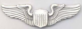 US Pilot Wings White Metal U.S. Air Force Pilot Wings - main image