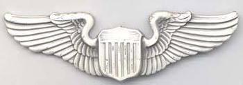 US Pilot Wings White Metal U.S. Air Force Pilot Wings