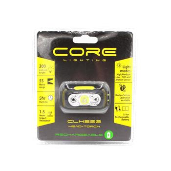 Rechargeable Head Torch Core 200 320 Lumens Bright Sensor Activated USB Head Lamp  - main image