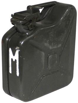 Small Metal Jerry Can Genuine Military Issue Tough 5 Litre Olive green Steel Jerry Can