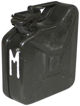 Small Metal Jerry Can Genuine Military Issue Tough 5 Litre Olive green Steel Jerry Can - main image