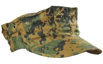 USMC Woodland Marpat Digital Garrison Cap Genuine US Issue Hat - main image