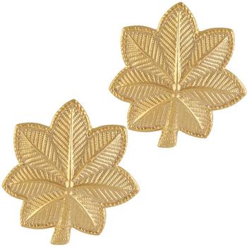 US Major Rank Gold badge sold in pairs