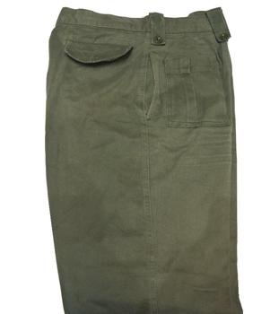 Vintage Olive Green Battle Dress Style Trousers - main image