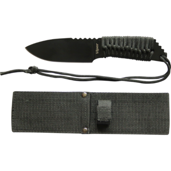 Viper Special Ops Fixed Blade Knife Blackened Stainless Steel Knife