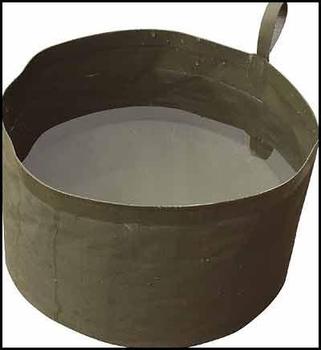 PVC Water Bowl Military Issue Tough Collapsible Olive green Wash bowl