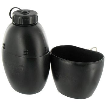 NATO Type Water Bottle Plastic 58 Pattern Style Water Bottle And Mug Olive Or Black - main image