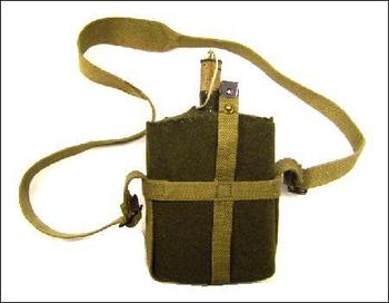 Used 1950's Webbing Bottle, Carrier and Strap