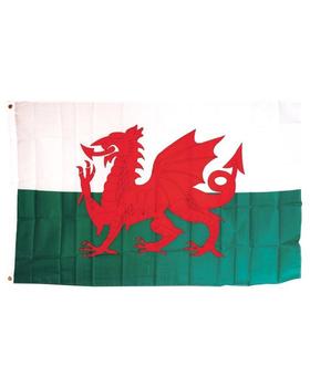 Welsh Flag 5ftx 3ft Welsh Dragon Flag