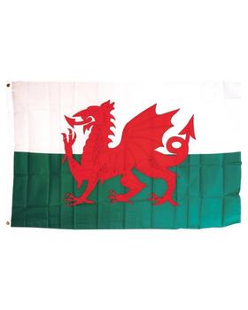 Welsh Dragon Flag 5ftx 3ft - main image