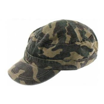 Camo Peak Cap Cotton Westrooper Woodland Camo Hat, New