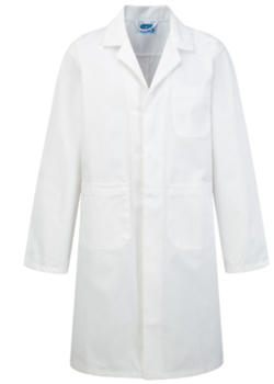 Warehouse Coat white poly cotton Lab Coat or Ware house Coat