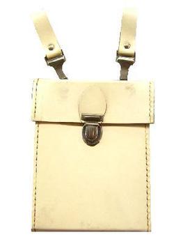 Genuine Army issue White leather Box pouch