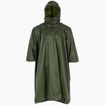 Poncho Olive Ripstop Adventure Poncho Highlander Hooded Green Poncho - WJ015 - main image