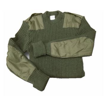 Olive Jumper British Army Wool Pullover Size 82cm Small For Children / Kids - main image