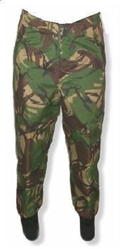 DPM Waterproof Over Trousers Genuine British Army Issue DPM PVC Waterproof Trousers New And Graded - main image