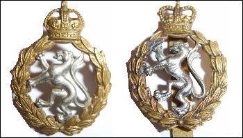 Women's Royal Army Corps Cap Badges, Kings and Queens Crown