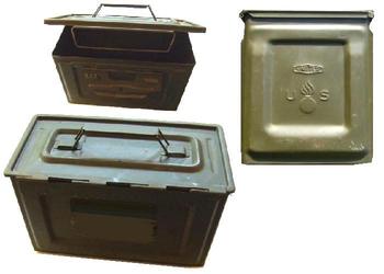 WWII Pattern U.S. Army Collectors M2 50 Cal Ammo Box