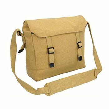 Webbing Haversack Canvas Shoulder Bag Or Side Pack Different Colours - main image