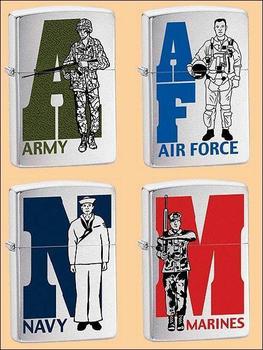 Genuine Zippo Lighter With Navy Logo Great Gift Idea - main image
