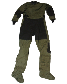 Olive Green Special Forces (SF), Royal Marines (RM) And Ministry Of Defence Police (MDP) Fire Retardant Immersion Suit - main image