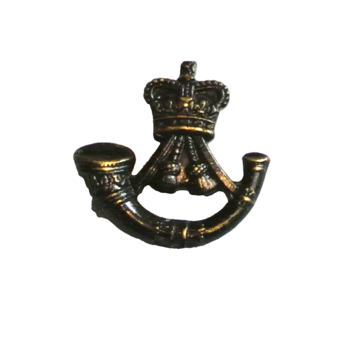Light Infantry Blackened Collar Badges - main image