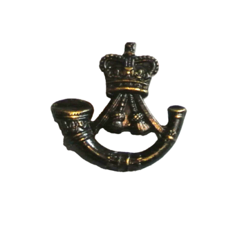 Light Infantry Blackend collar badges